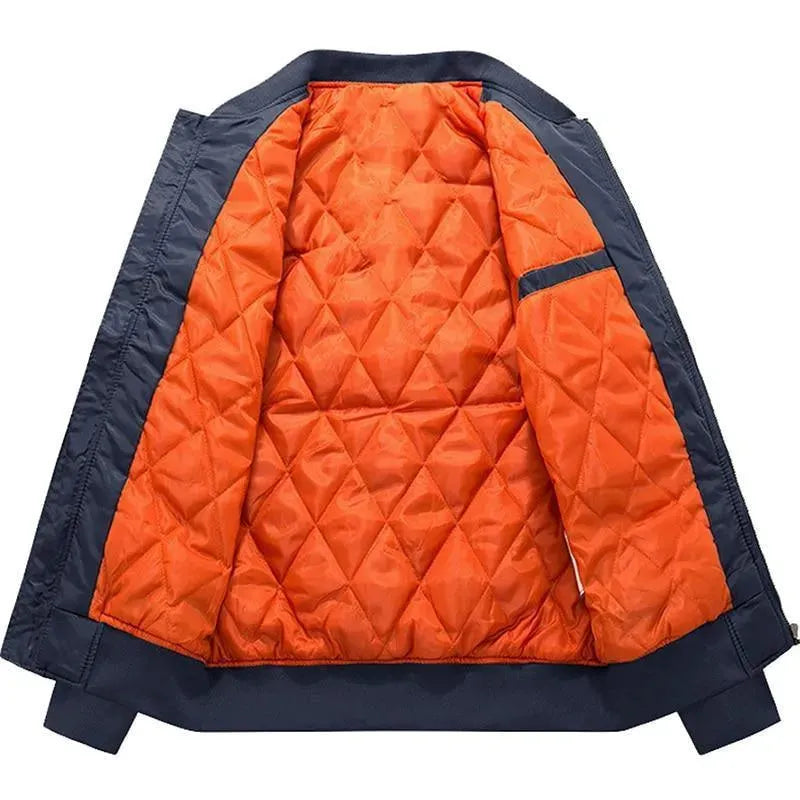 Men’s Lightweight Bomber Jacket Casual Style