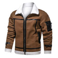 Men’s Moto Fleece Jacket Rugged Style
