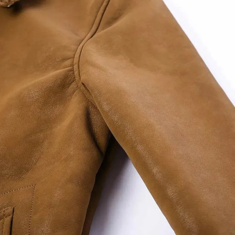 Men’s Moto Fleece Jacket Rugged Style