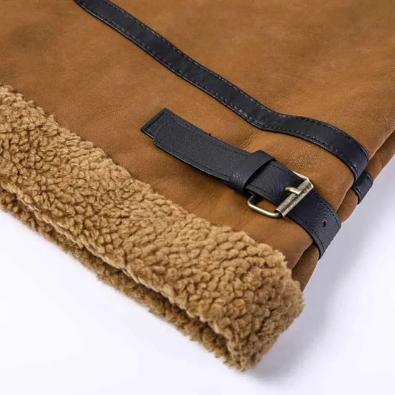 Men’s Moto Fleece Jacket Rugged Style