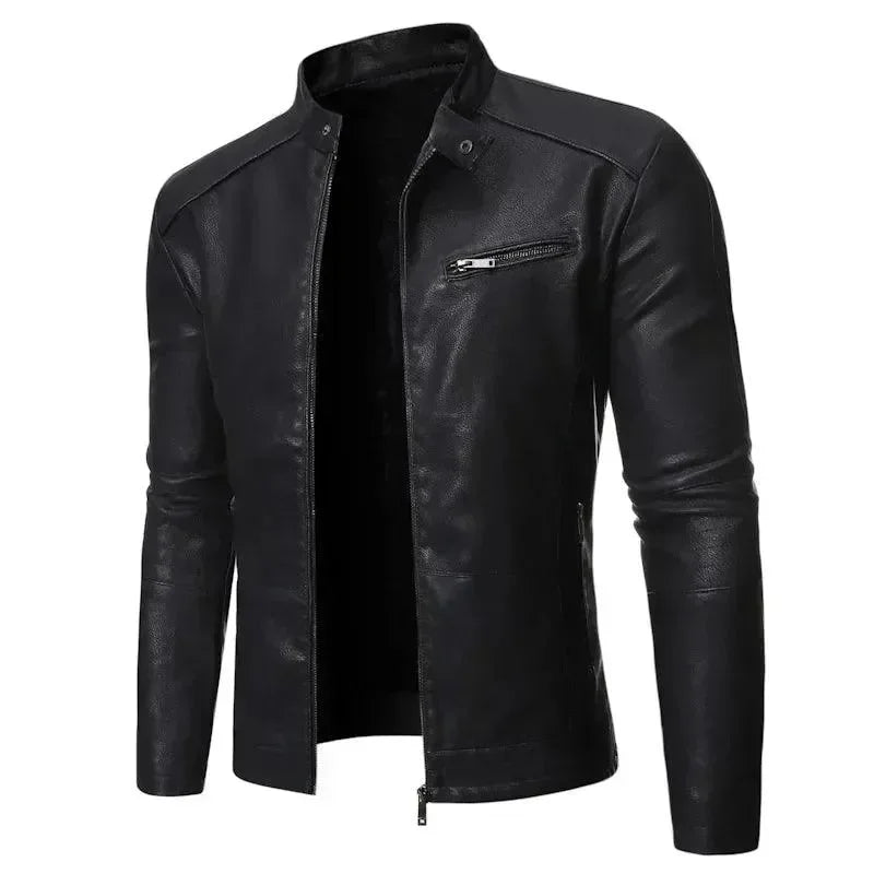 Men’s Motorcycle Jacket Slim Fit Style
