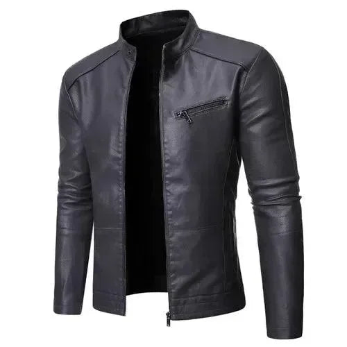 Men’s Motorcycle Jacket Slim Fit Style