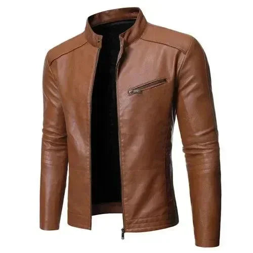 Men’s Motorcycle Jacket Slim Fit Style