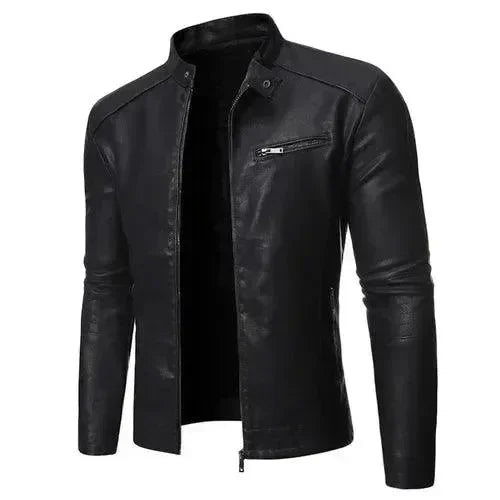 Men’s Motorcycle Jacket Slim Fit Style