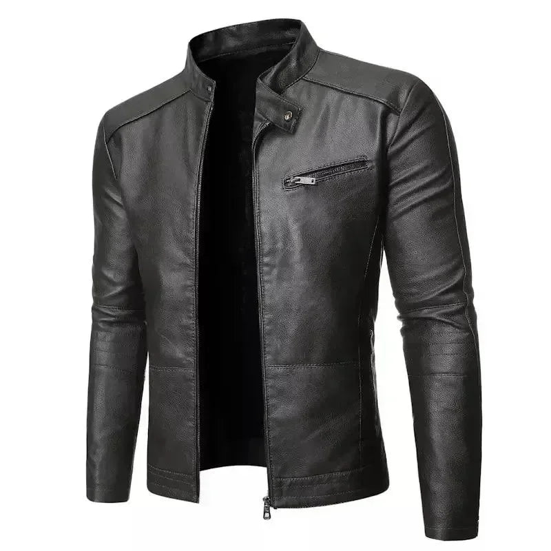 Men’s Motorcycle Jacket Slim Fit Style