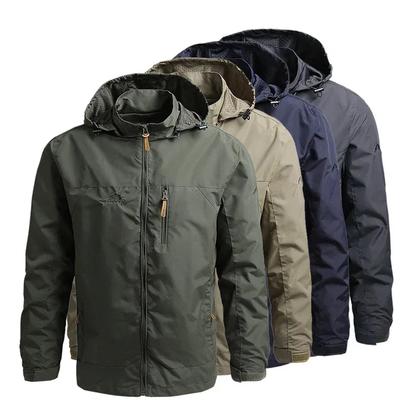 Men's Outdoor Windbreaker Jacket Lightweight Casual Style
