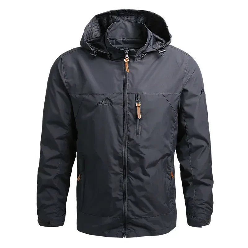 Men's Outdoor Windbreaker Jacket Lightweight Casual Style