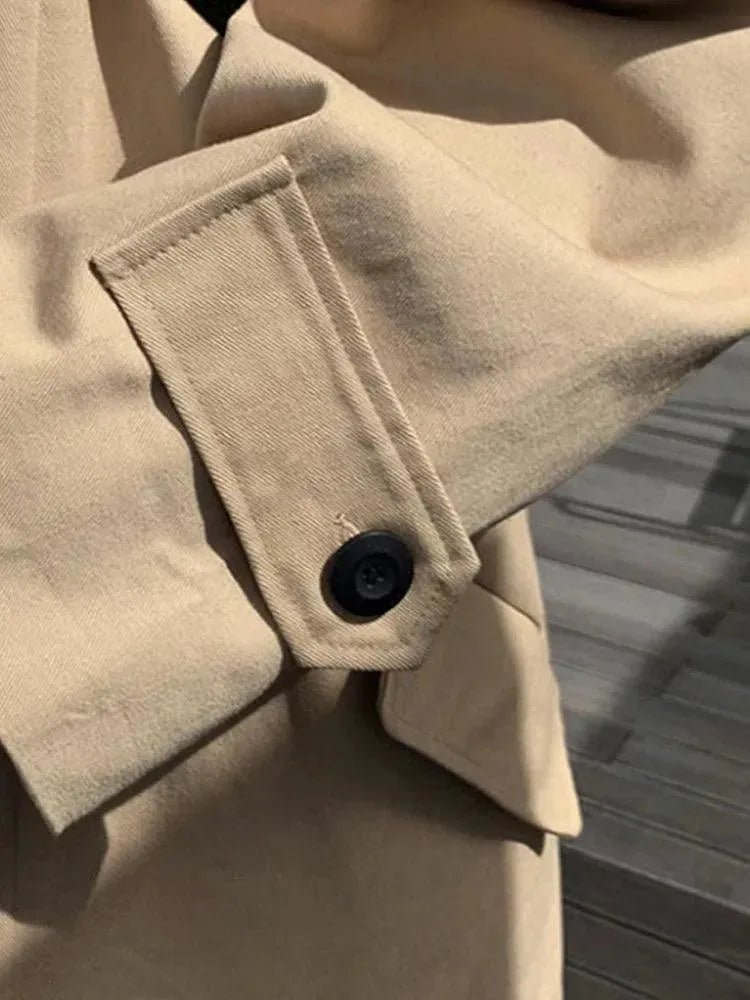 Men's Oversized Coat Relaxed Fit Casual Style
