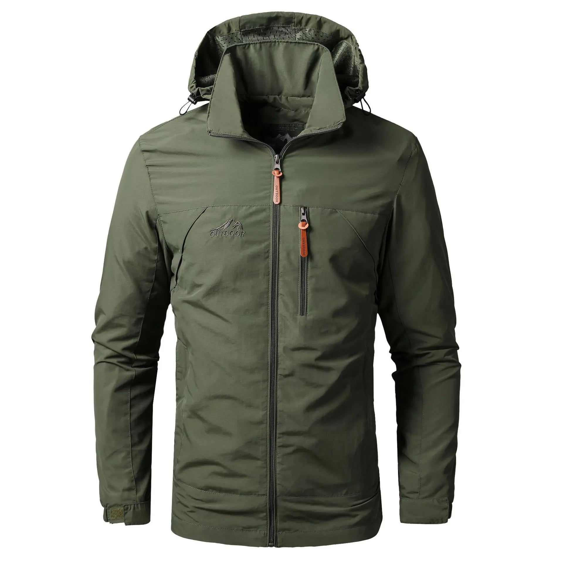 Men's Oversized Windbreaker Jacket Lightweight Casual Style
