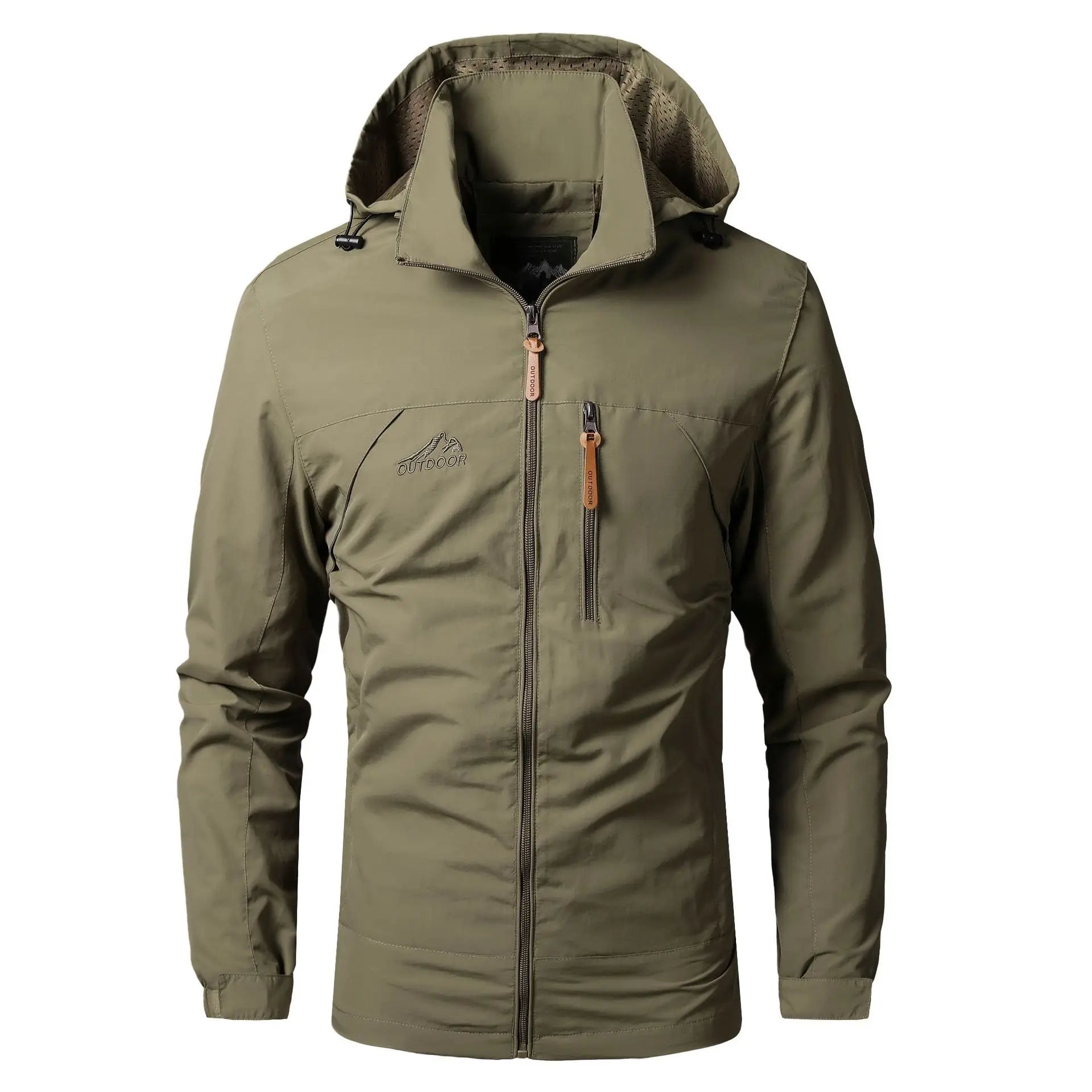 Men's Oversized Windbreaker Jacket Lightweight Casual Style
