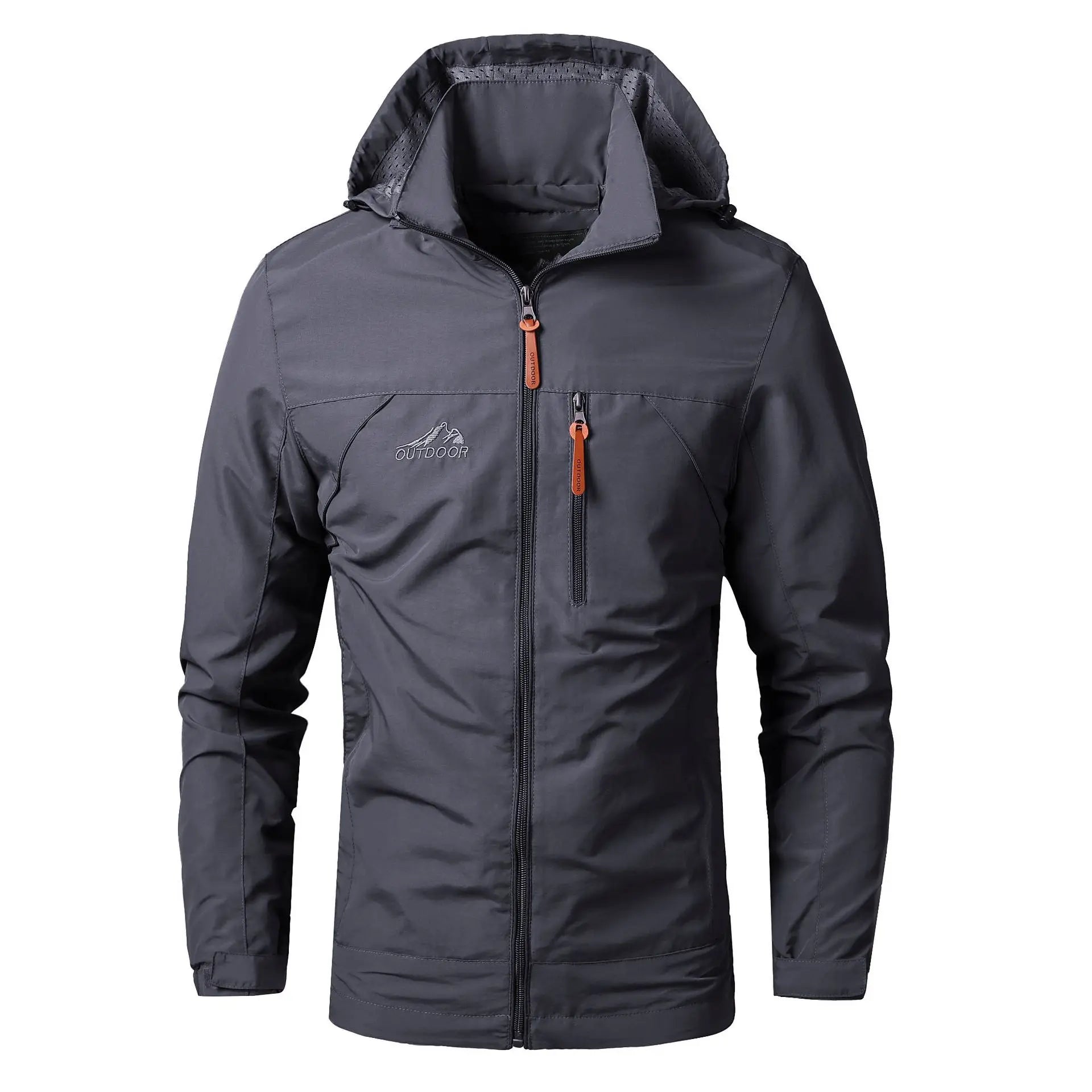 Men's Oversized Windbreaker Jacket Lightweight Casual Style