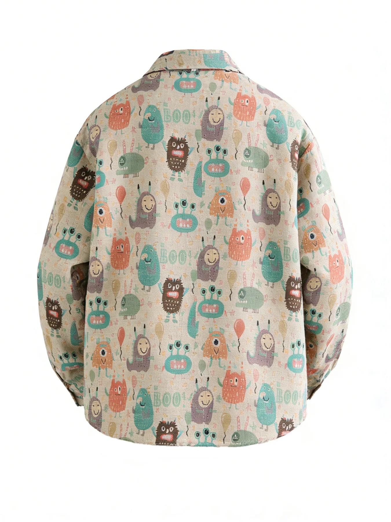 Men's Printed Trucker Jacket Lightweight Casual Style