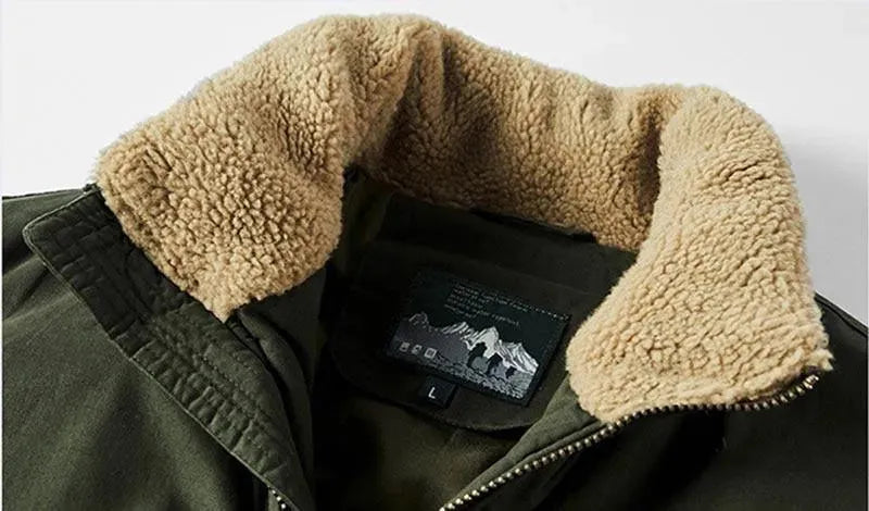 Men’s Quilted Bomber Jacket Casual Style