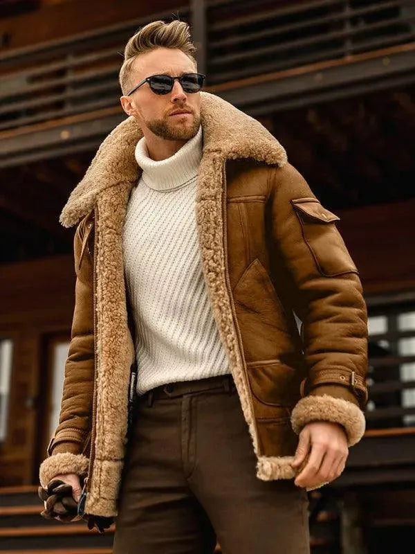 Men’s Quilted Insulated Jacket Warm Style
