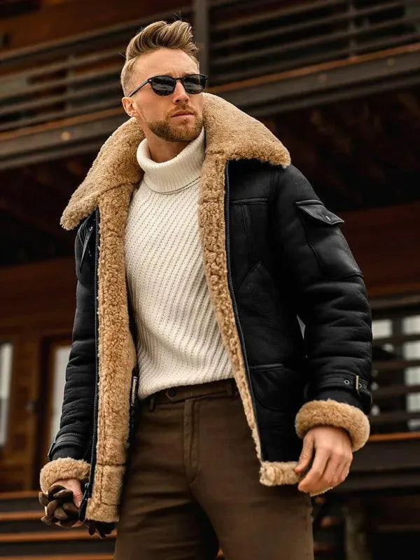Men’s Quilted Insulated Jacket Warm Style