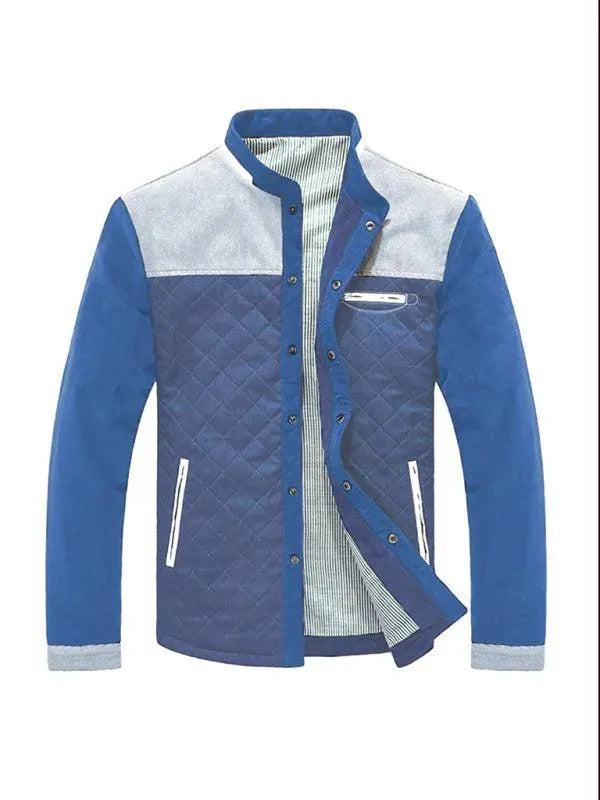 Men’s Quilted Jacket Button Front Style
