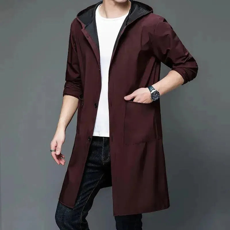 Men's Rain Coat Waterproof Lightweight Design