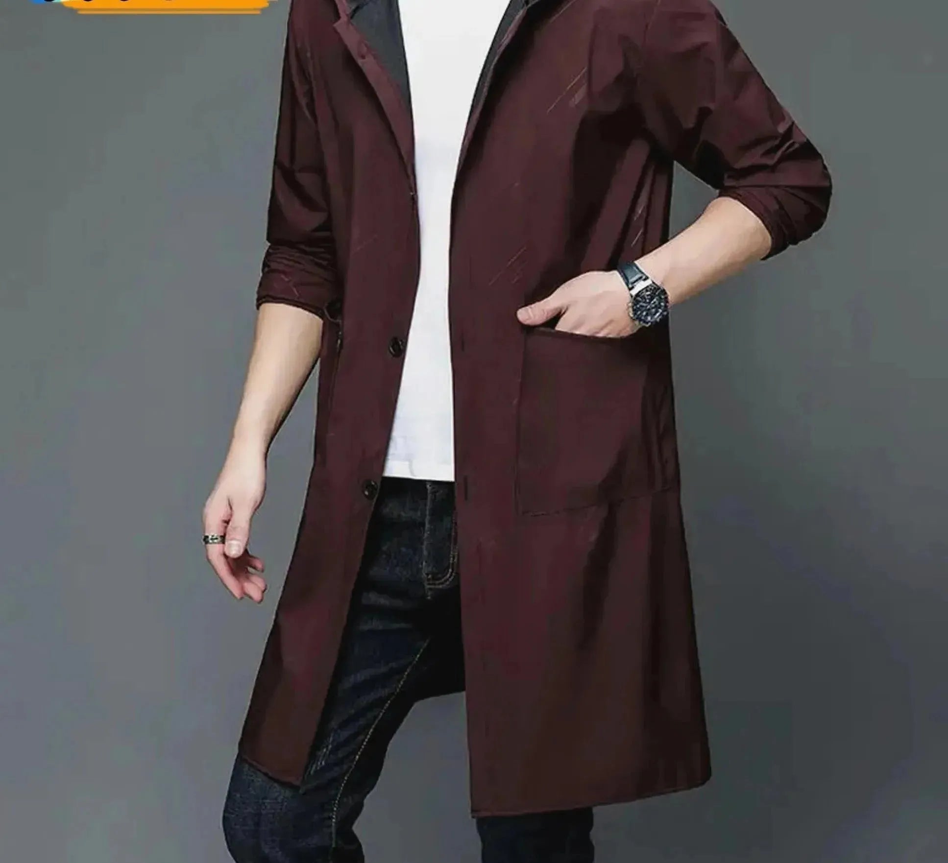 Men's Rain Coat Waterproof Lightweight Design