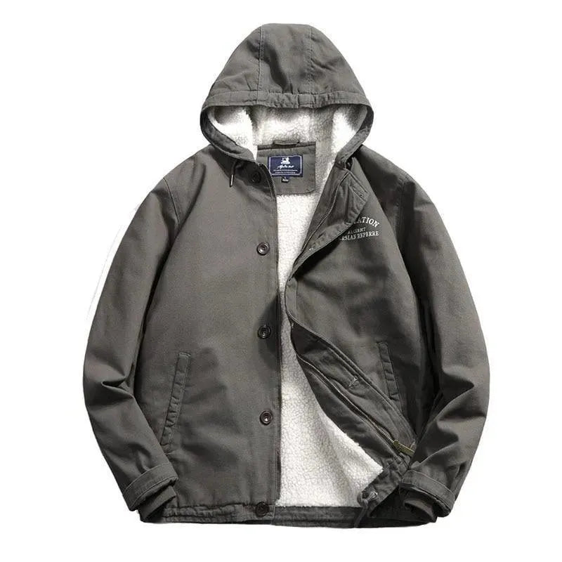 Men’s Safari Parka Jacket Casual Style