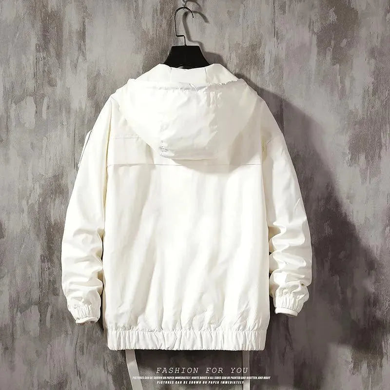 Men’s Safari Windbreaker Jacket Casual Style