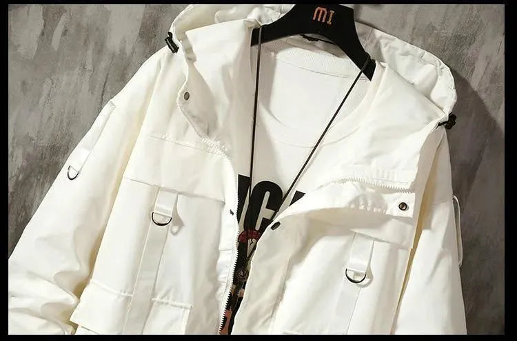 Men’s Safari Windbreaker Jacket Casual Style