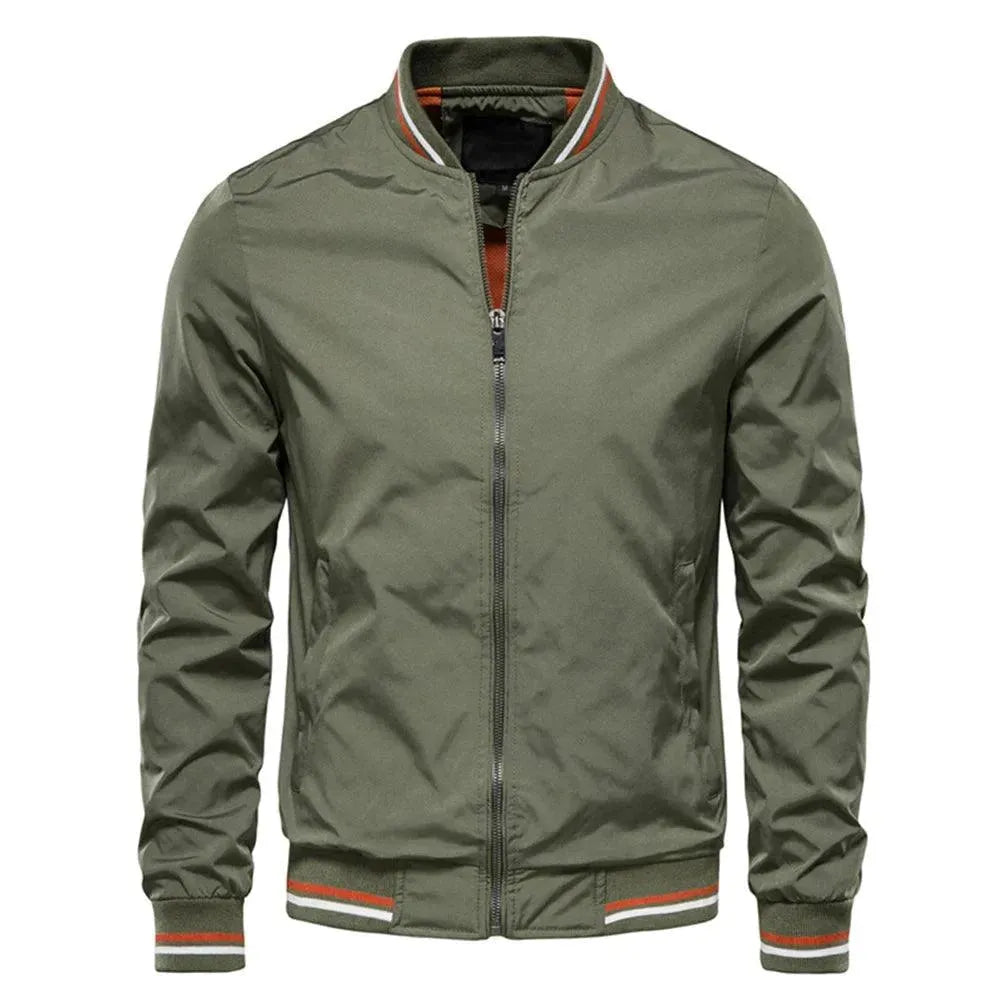 Men’s Slim Bomber Jacket Lightweight Style