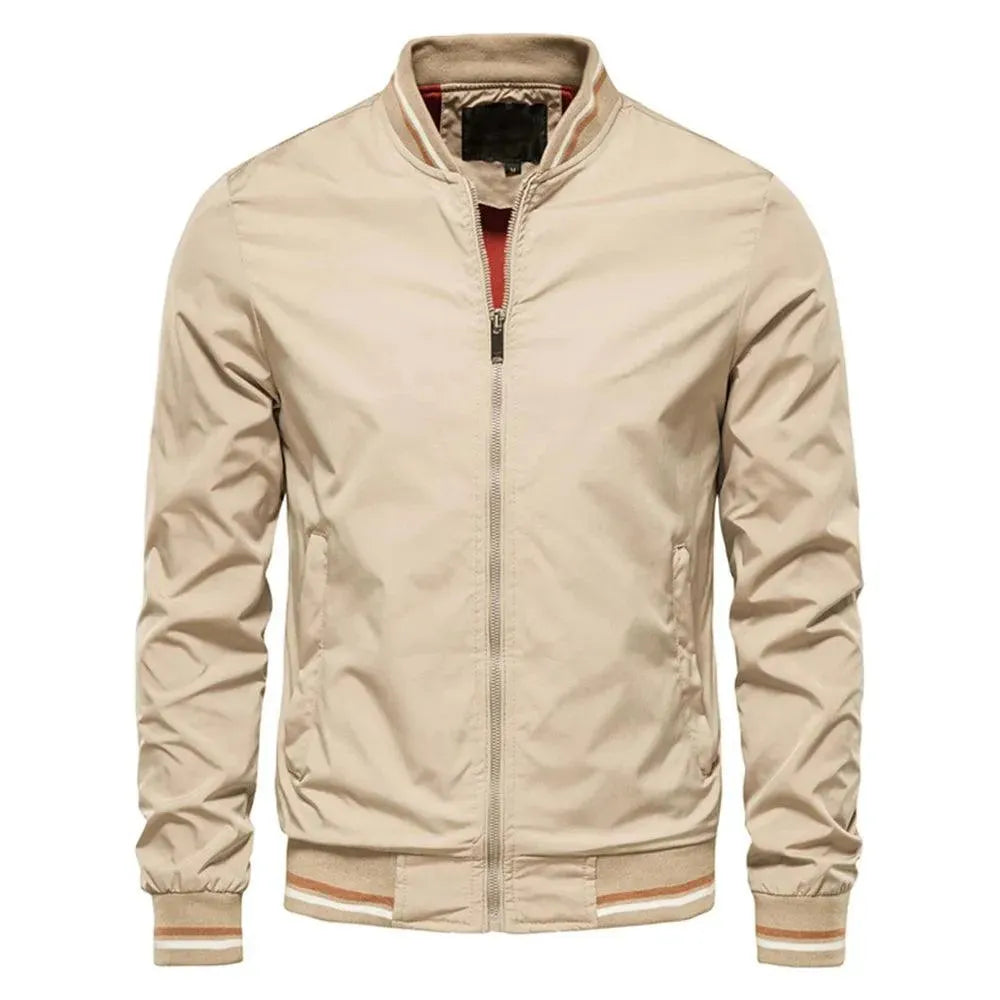 Men’s Slim Bomber Jacket Lightweight Style