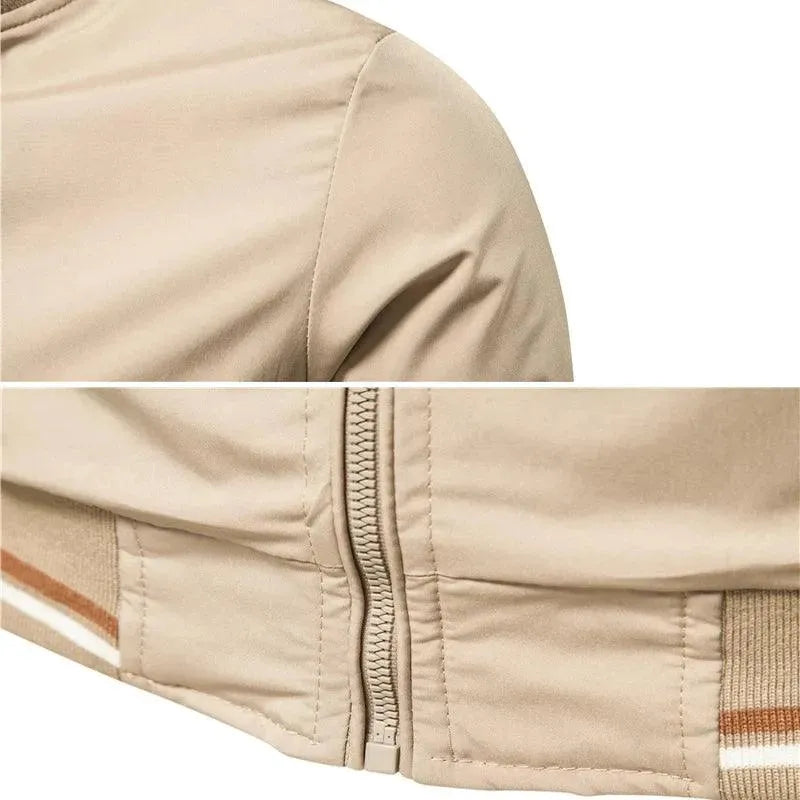 Men’s Slim Bomber Jacket Lightweight Style