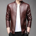 Men’s Slim Bomber Jacket Mandarin Collar Style