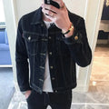 Men’s Slim Denim Jacket Casual Style