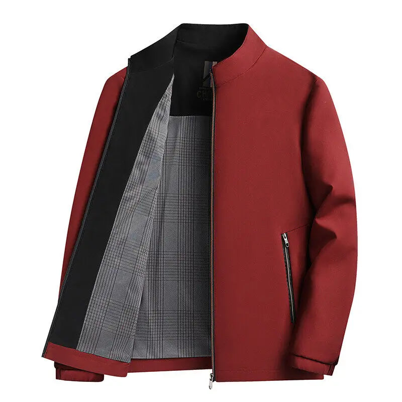 Men's Sport Jacket Lightweight Zipper Casual Style