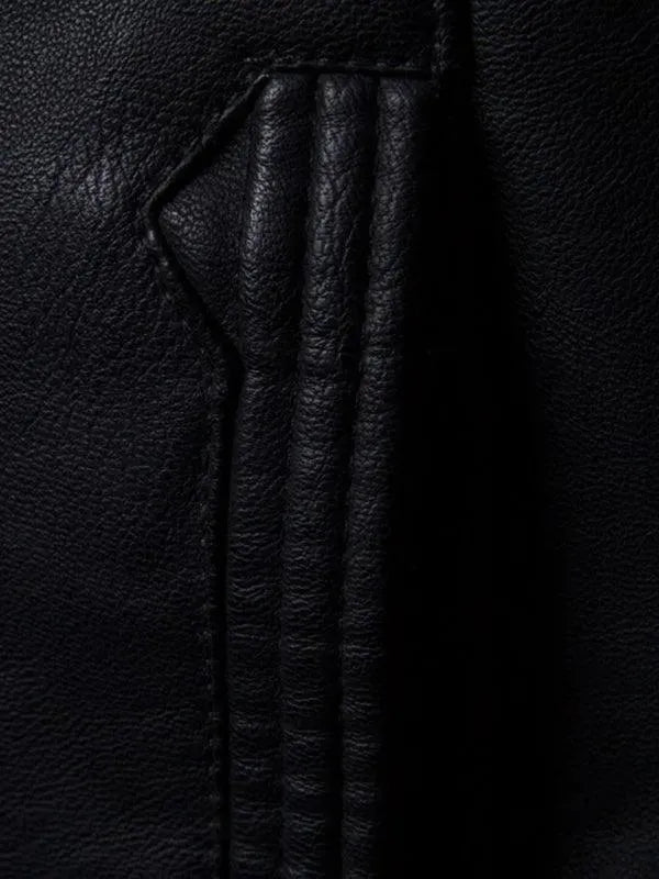 Men’s Stand Collar Biker Jacket Slim Style