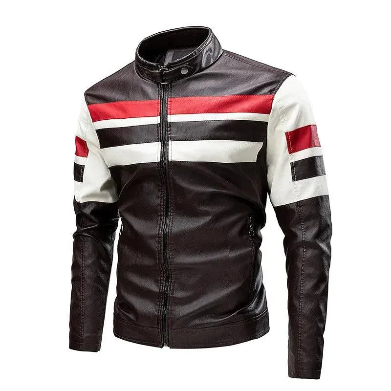Men’s Stand Collar Jacket Slim Fit Style