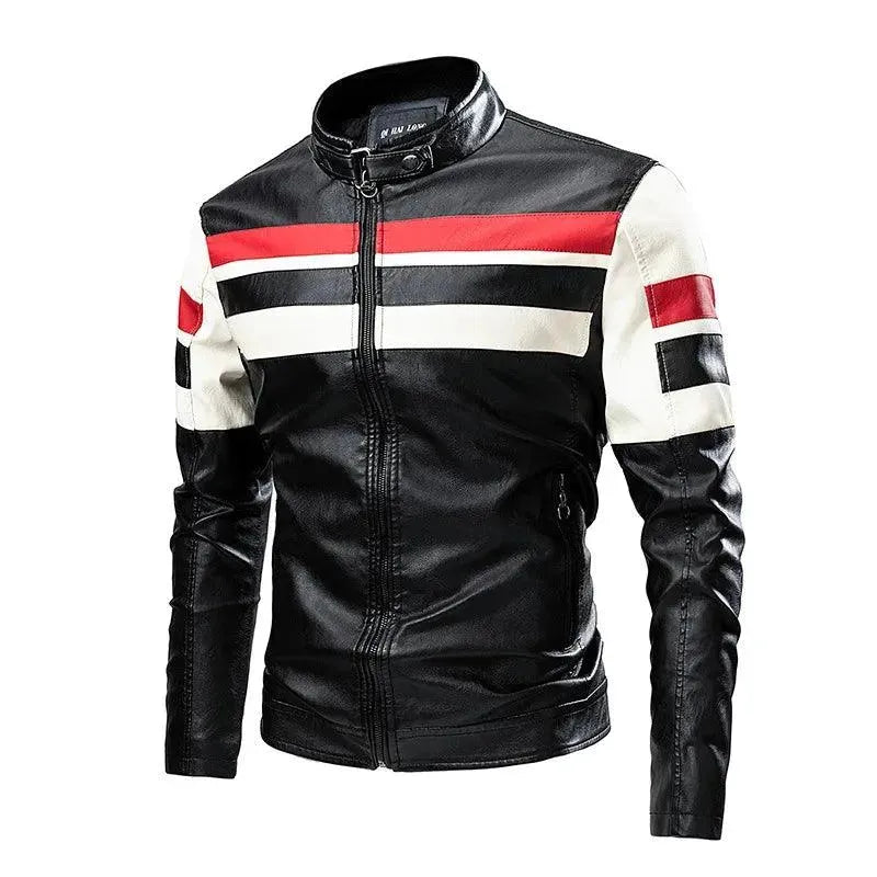 Men’s Stand Collar Jacket Slim Fit Style