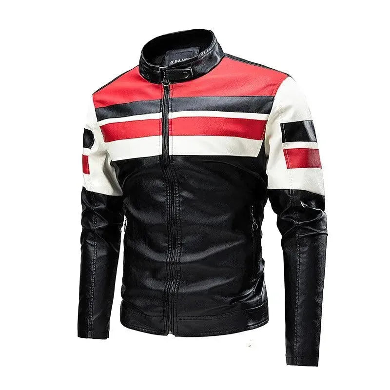 Men’s Stand Collar Jacket Slim Fit Style