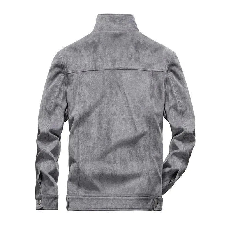 Men’s Suede Trucker Jacket Premium Style