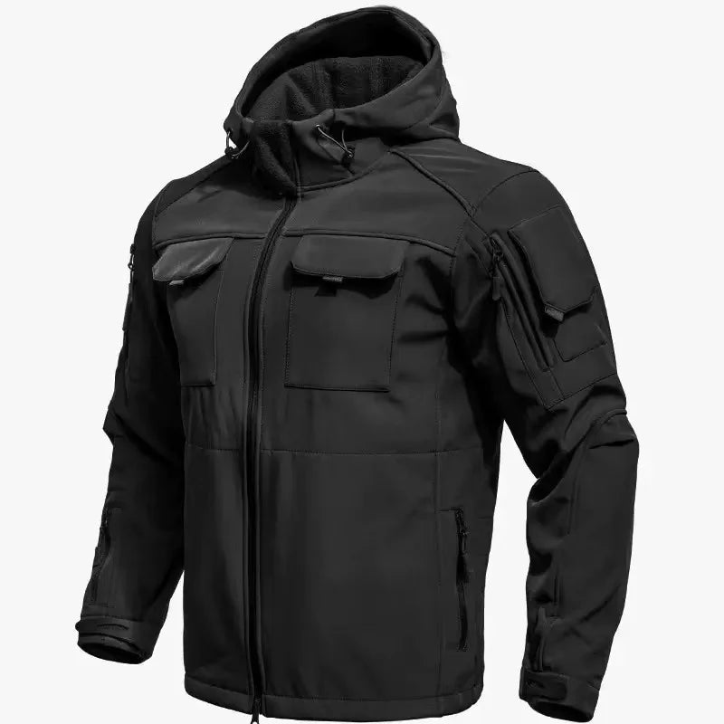 Men's Tactical Hooded Jacket Waterproof Outdoor Style