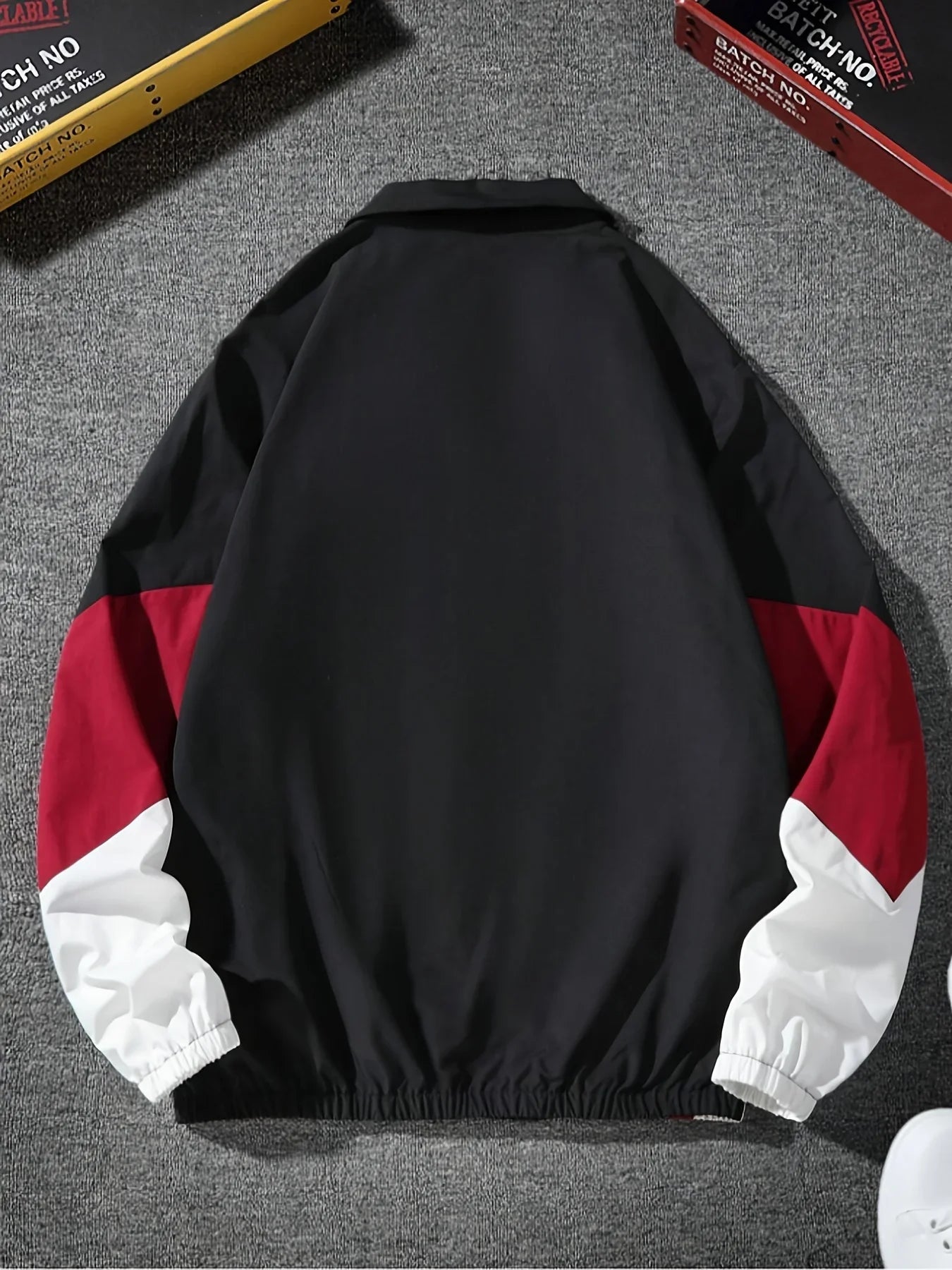 Men's Track Windbreaker Jacket Lightweight Sport Style