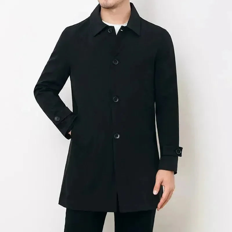 Men's Trench Coat Slim Fit Classic Design
