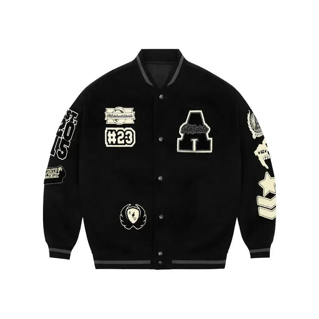 Men’s Varsity Jacket Hooded Casual Style