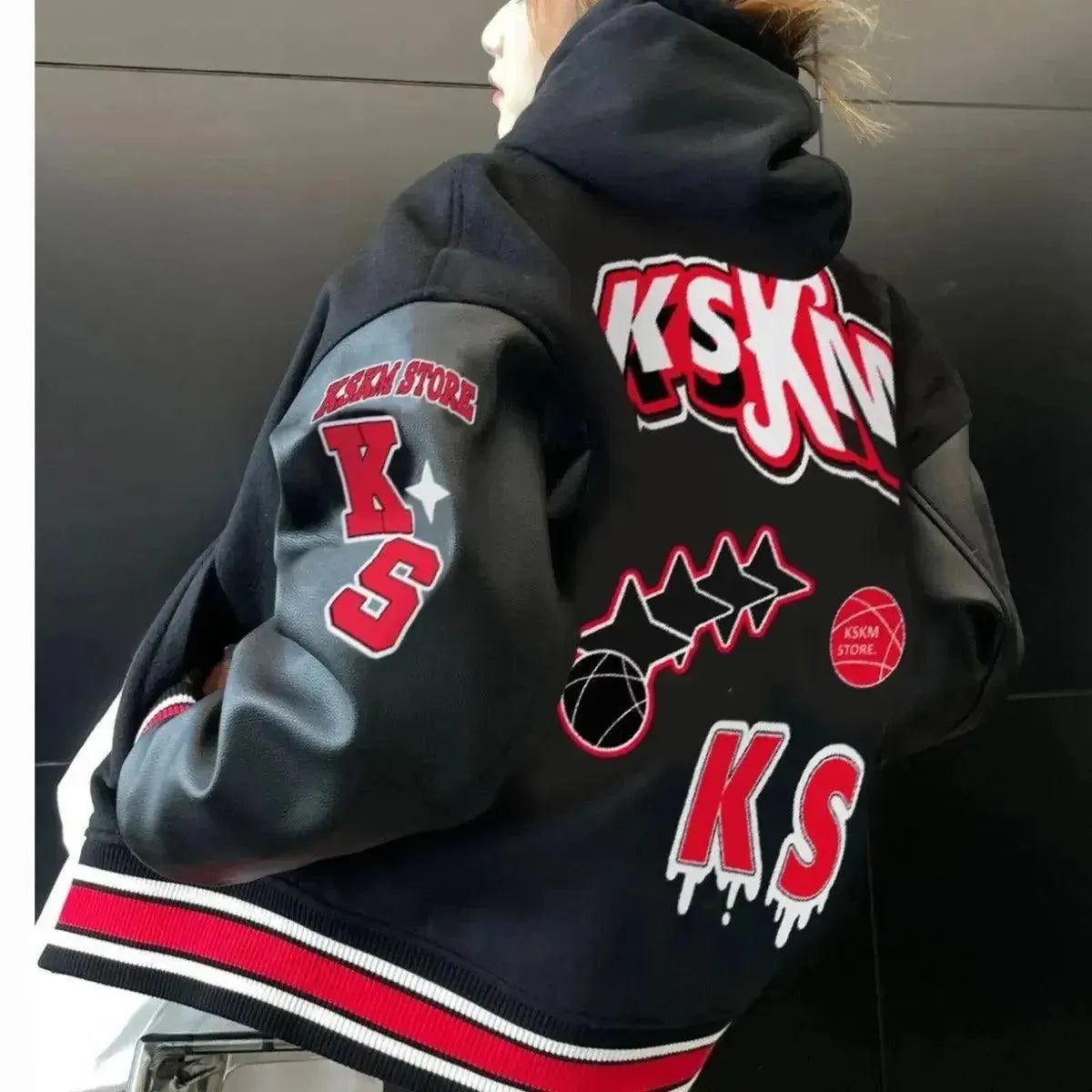 Men’s Varsity Jacket Hooded Casual Style