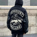 Men’s Varsity Jacket Hooded Casual Style