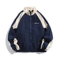 Men's Varsity Windbreaker Jacket Lightweight Casual Style