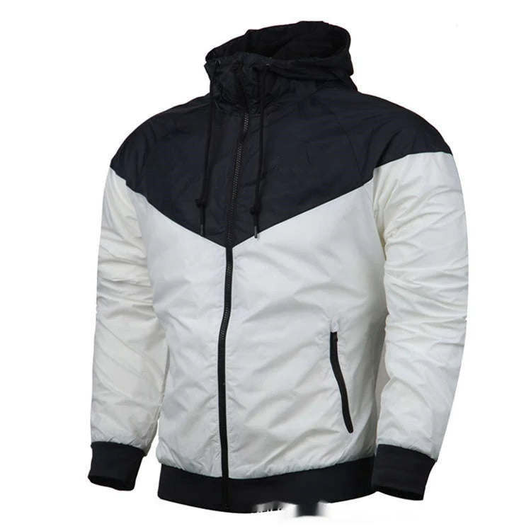 Men's Waterproof Windbreaker Jacket Hooded Outdoor Style