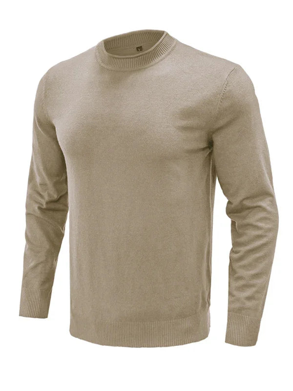 Men's pullover sweater crew neck sweater