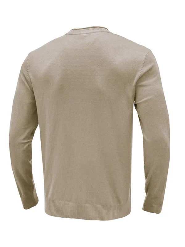Men's pullover sweater crew neck sweater