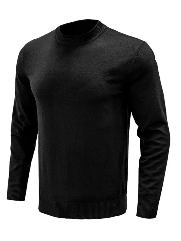 Men's pullover sweater crew neck sweater
