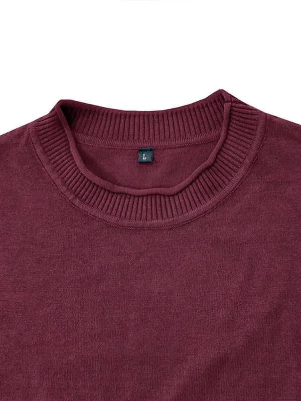 Men's pullover sweater crew neck sweater