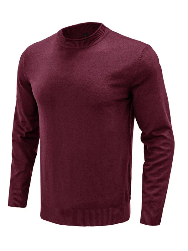 Men's pullover sweater crew neck sweater
