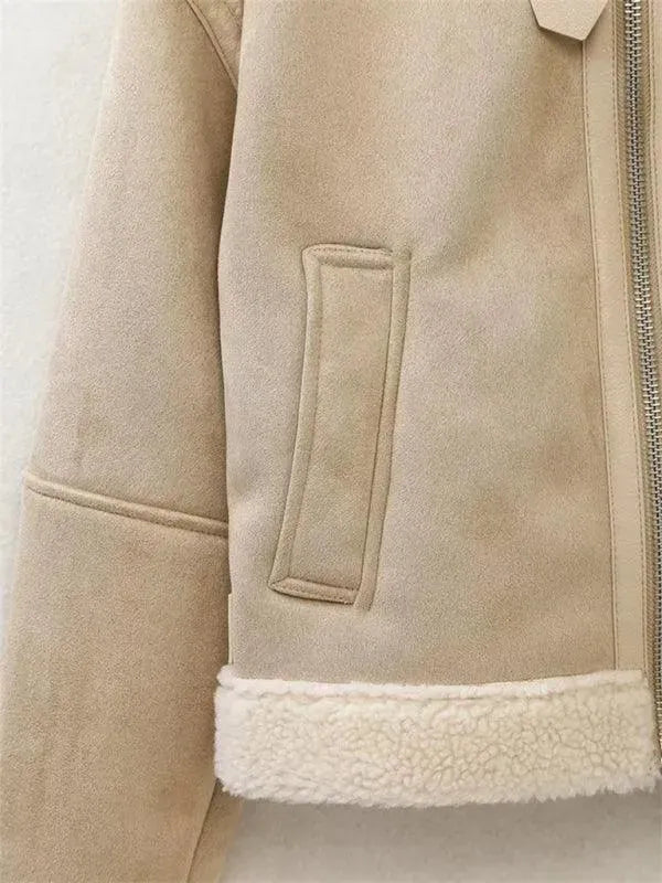 Women’s Aviator Bomber Jacket Reversible Style